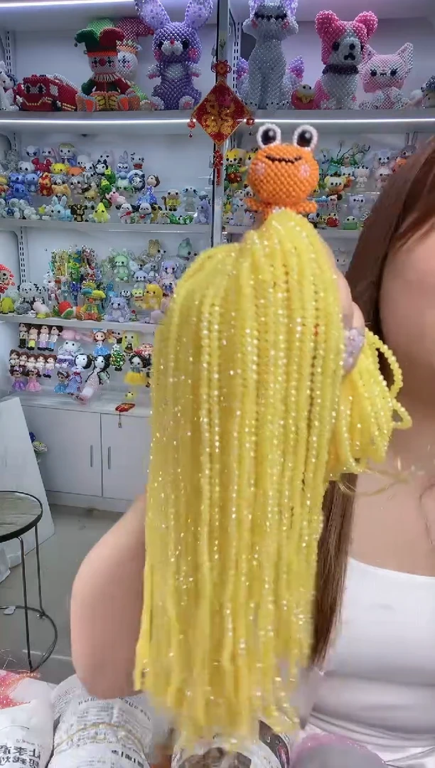 玻璃1216卡4水晶大眼青蛙材料包1套蜜蜡黄玉