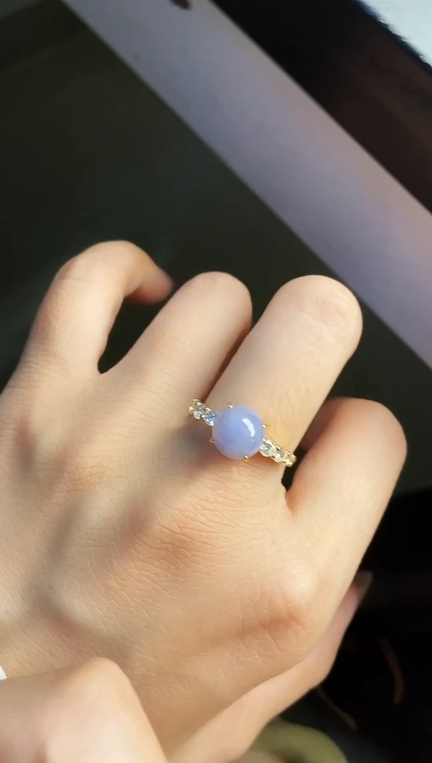 银S925镶嵌戒指翡翠12