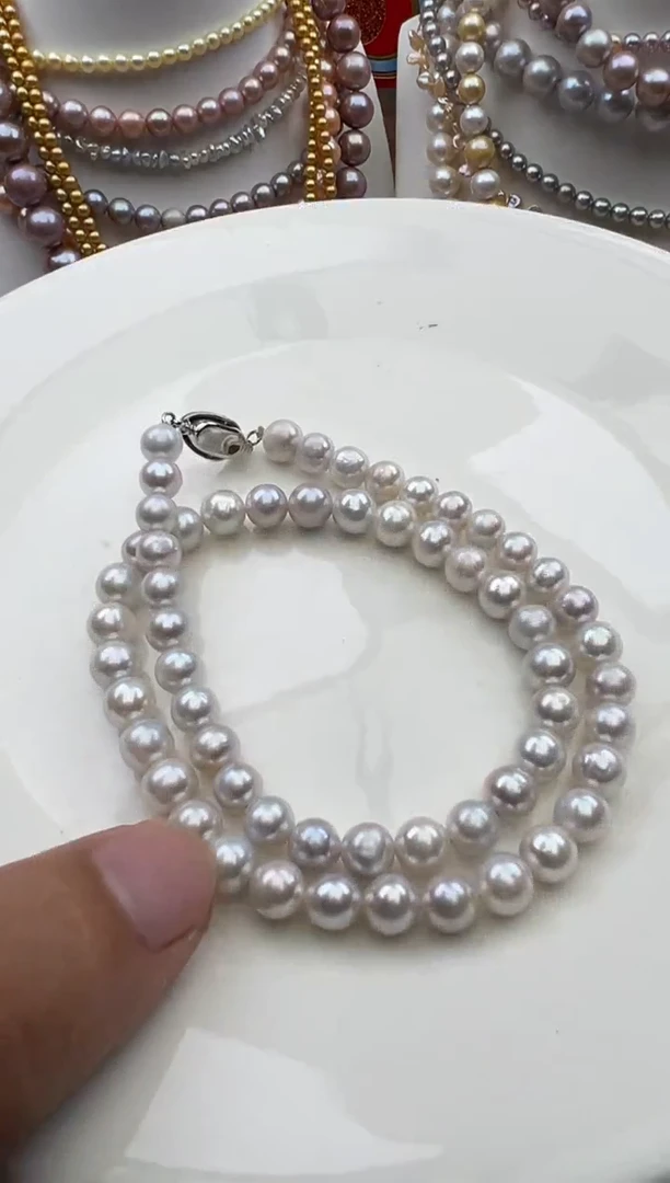 淡水珍珠未镶嵌颈饰1