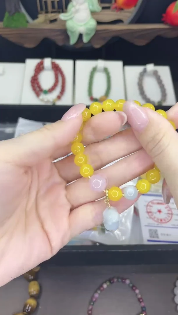 【闪购商品】玛瑙/玉髓手链合金玛瑙手链