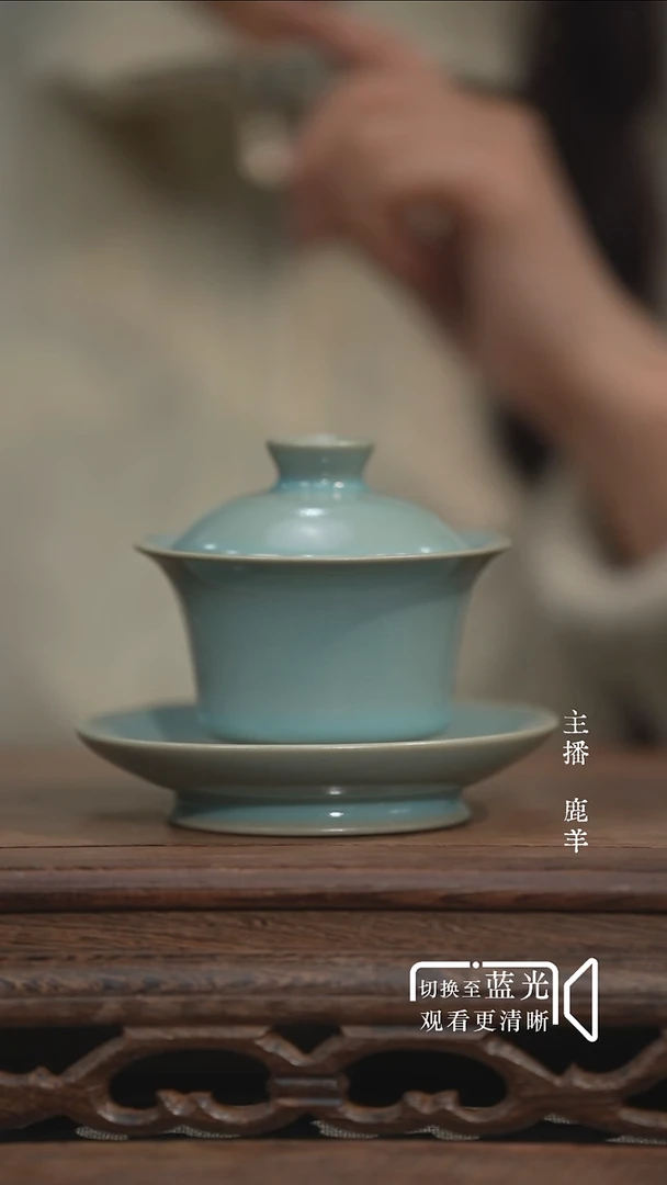 马蹄三才盖碗-无底款-羊