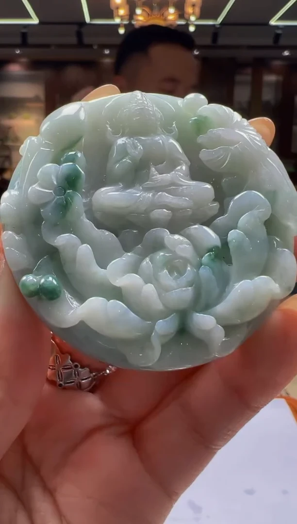 定制翡翠未镶嵌Q2025-6-12-18