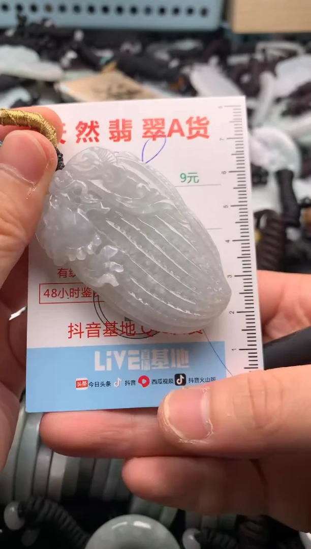 翡翠未镶嵌吊坠(不含链)1