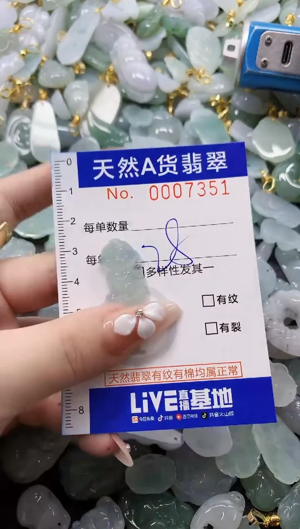 颈饰未镶嵌翡翠天然A货翡翠