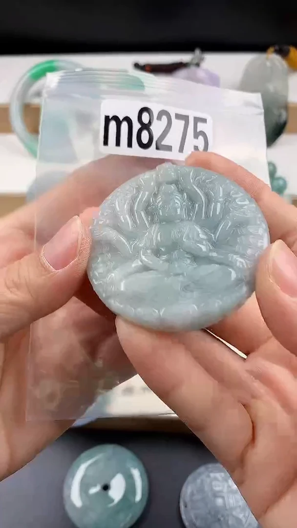 颈饰未镶嵌翡翠天然翡翠吊坠挂件