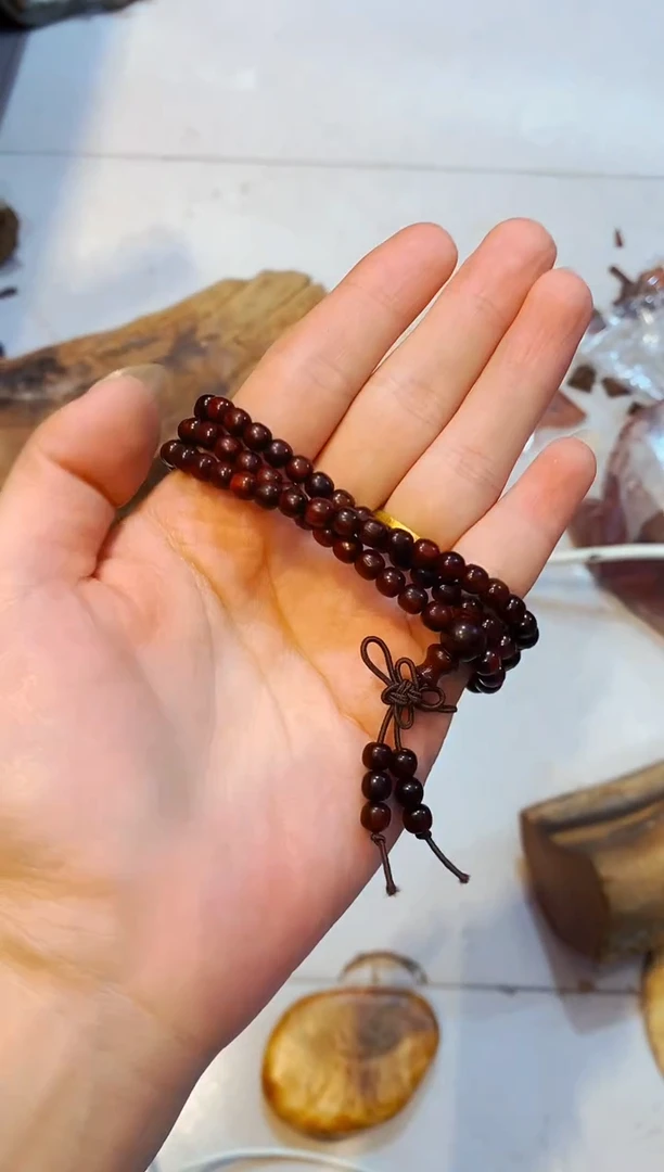 柏木（崖柏）紫0.5108单条太行崖柏陈化手把手串