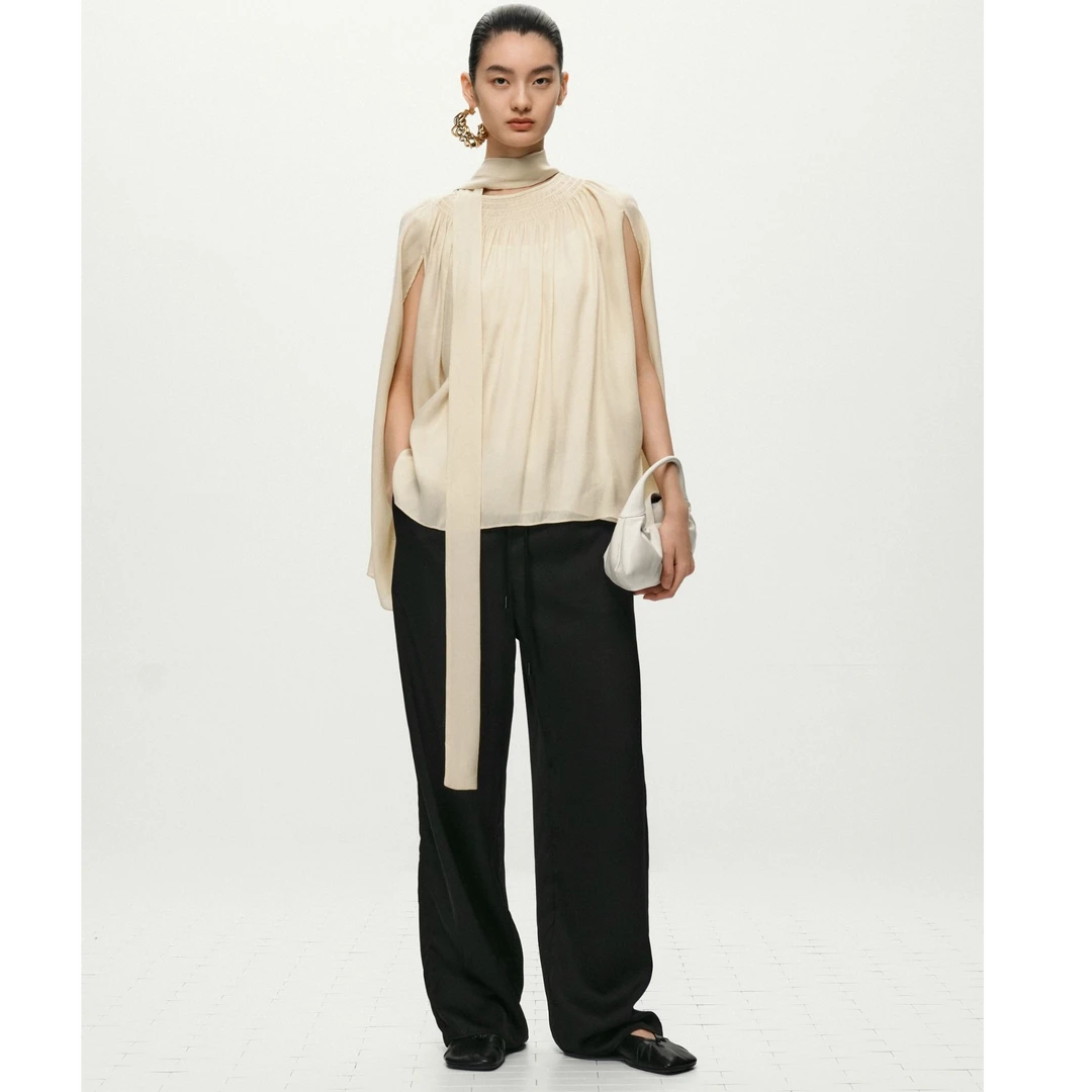 【艾钱钱精选】Marisfrolg/玛丝菲尔黑色裤子AADE20645