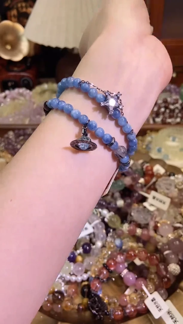 【闪购商品】海蓝宝石手链未镶嵌494手串