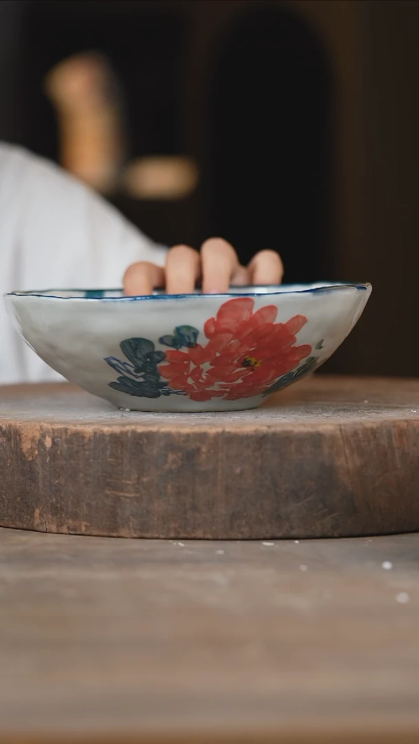 瓷片景德镇高温釉下彩（食品级）