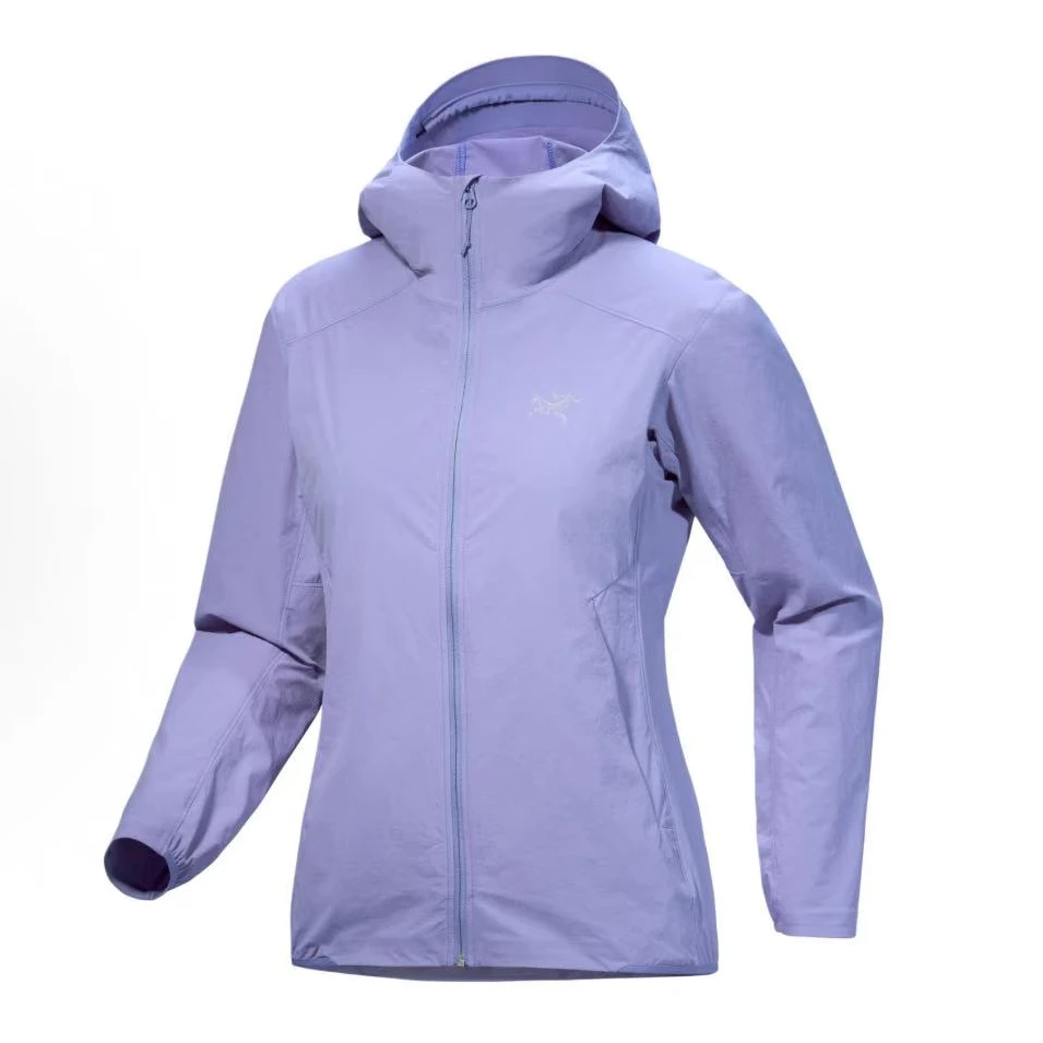 GAMMA LIGHTWEIGHT纯色轻质透气UPF50+防风连帽轻量拉链外套 女款