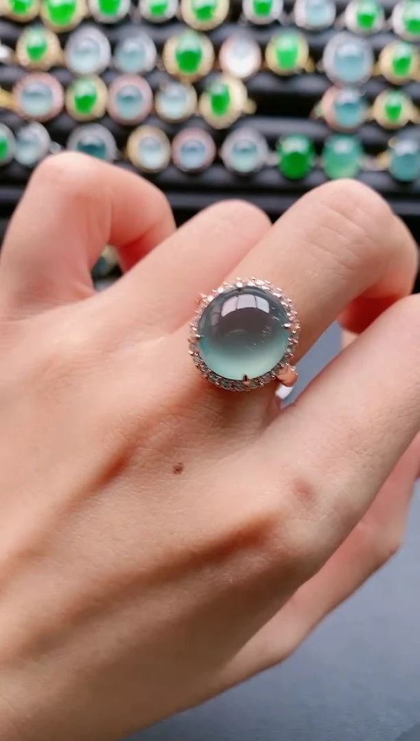 【闪购商品】翡翠戒指银S925镶嵌11111111