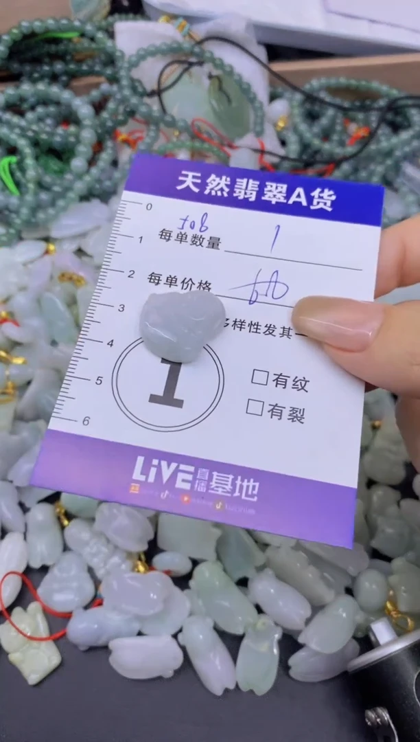 颈饰未镶嵌翡翠天然翡翠A货批量多样性发一件