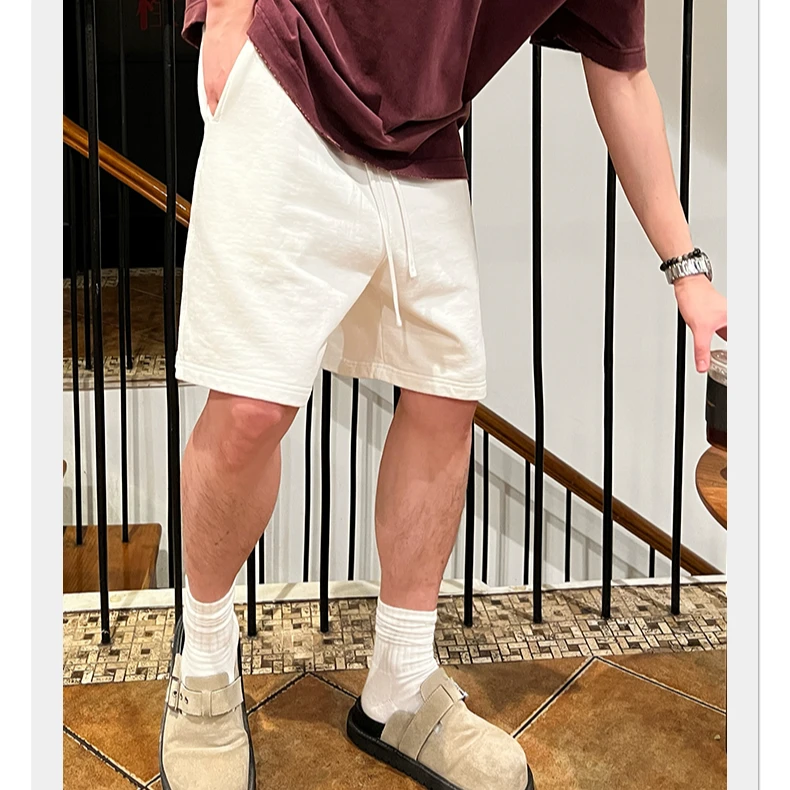 夏季新款男士宽松纯棉短裤潮流时尚百搭运动五分裤