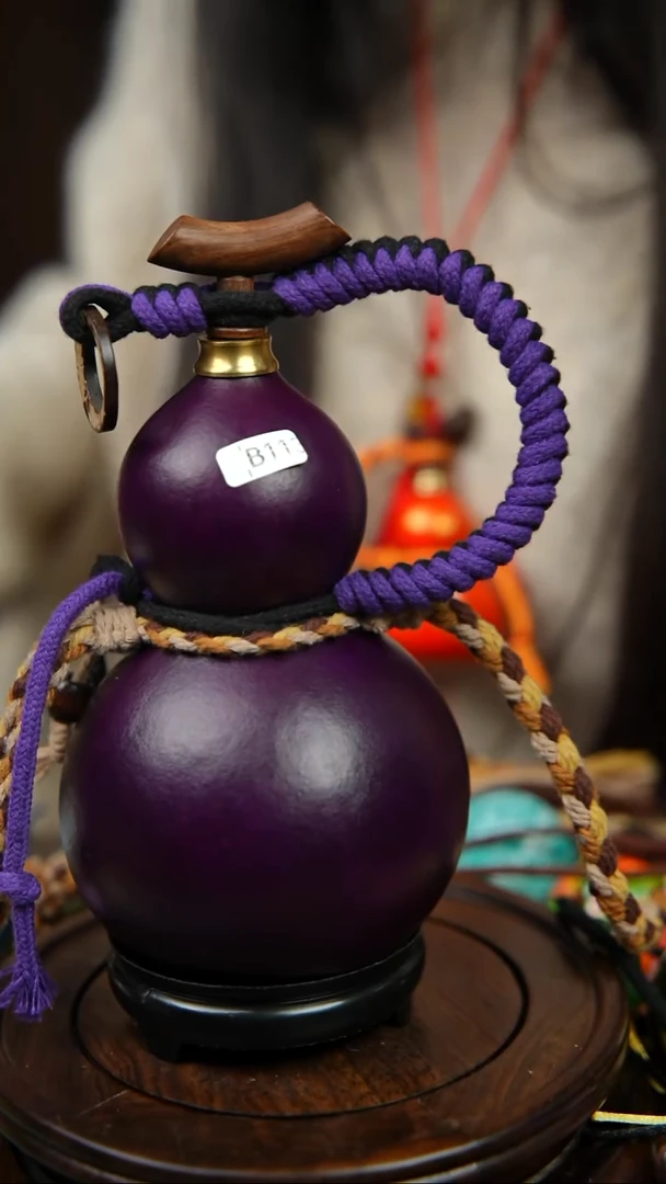 113-号500ml左右非遗大漆酒葫芦