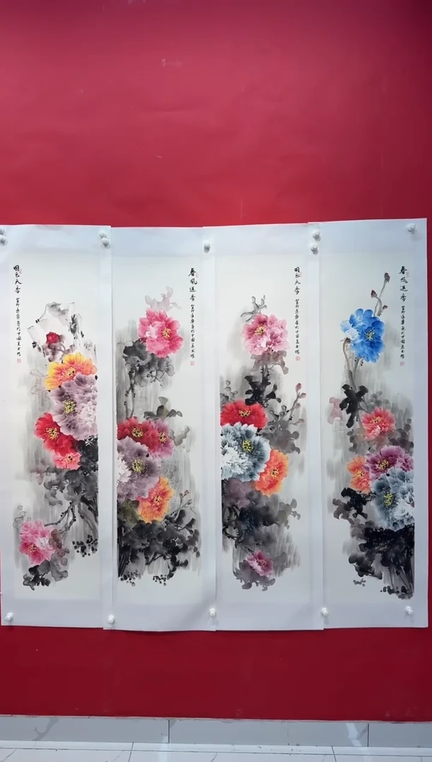 国画画家陆远华纯手绘原作