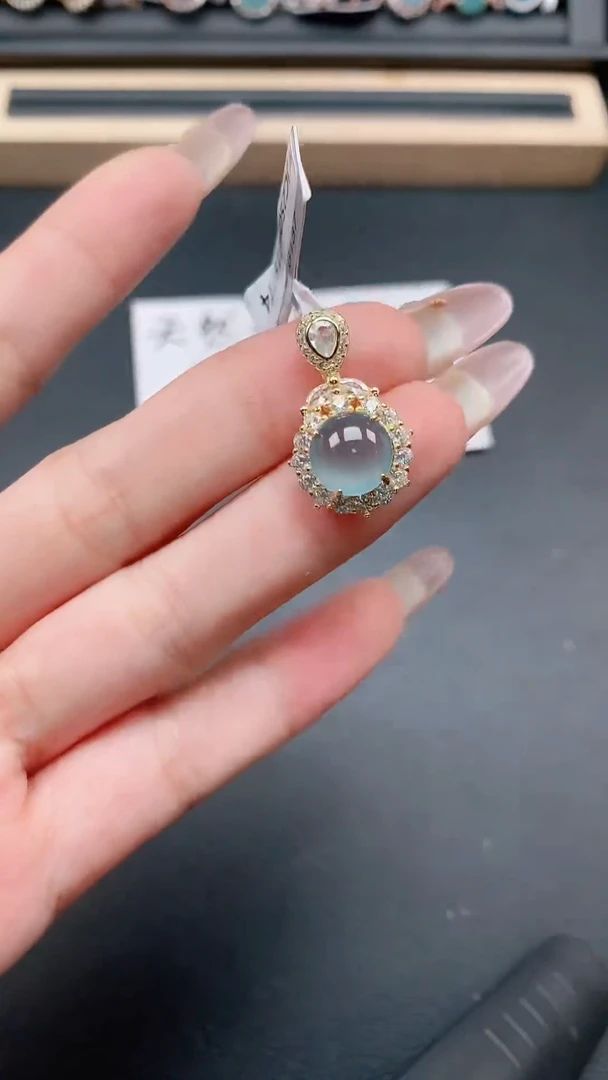 银S925镶嵌戒指翡翠1111