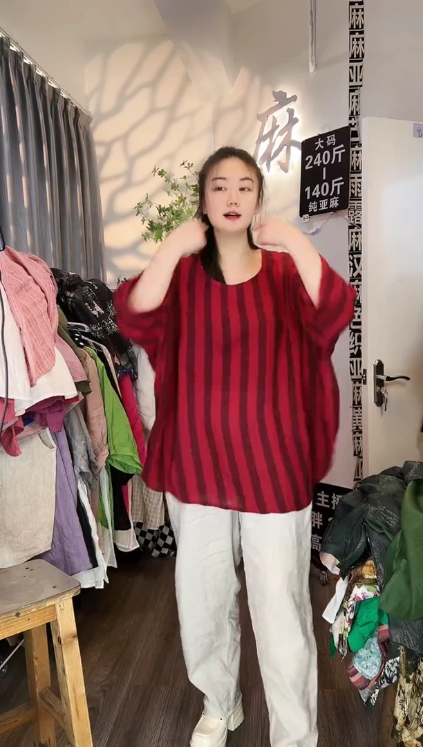 亚麻汉麻苎麻大码女装。