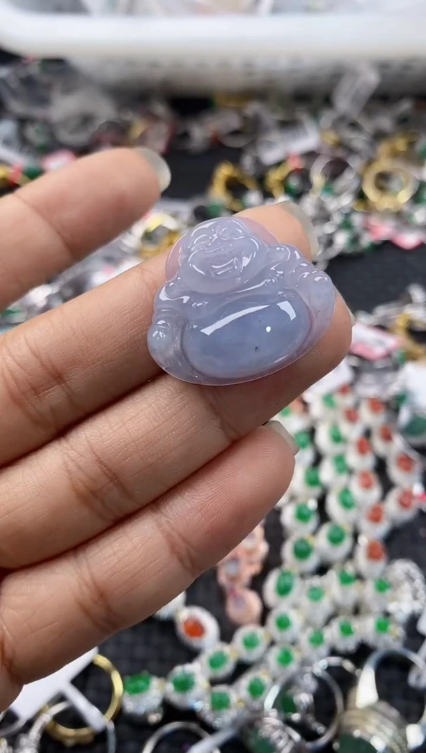 未镶嵌戒指翡翠555---4