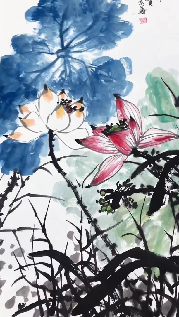 精品国画花鸟作品