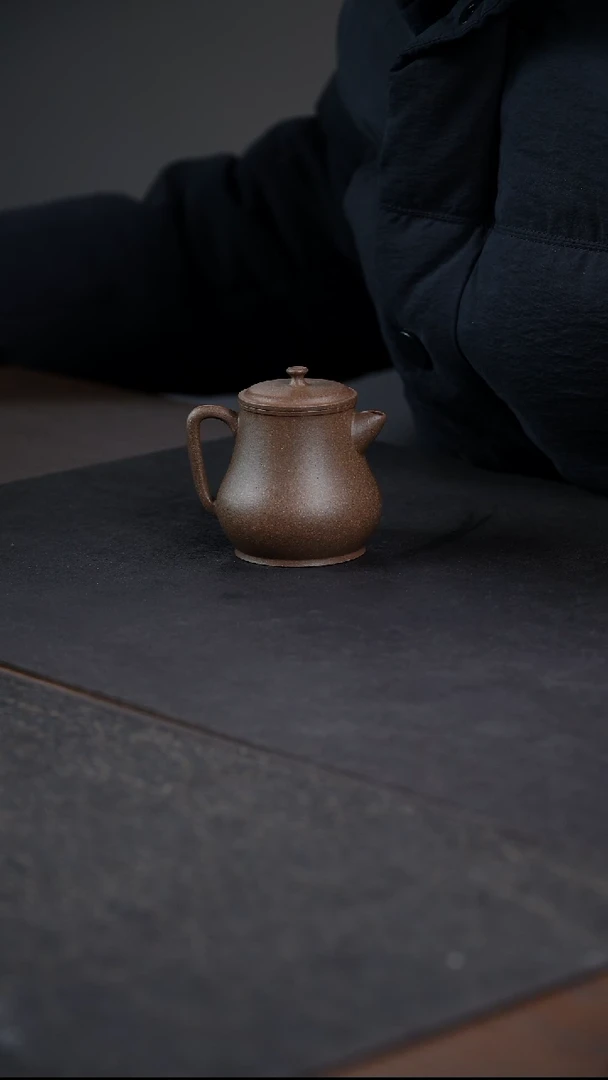 茶壶紫砂呆鸟·桃花泥·110cc