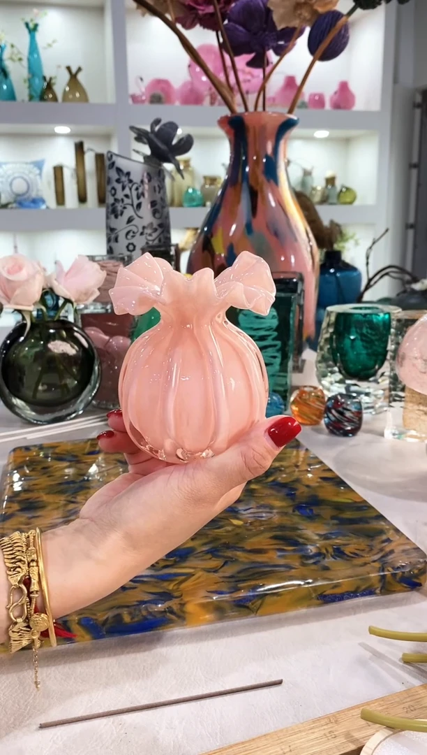 小***?慕忆家手作琉璃花瓶小号