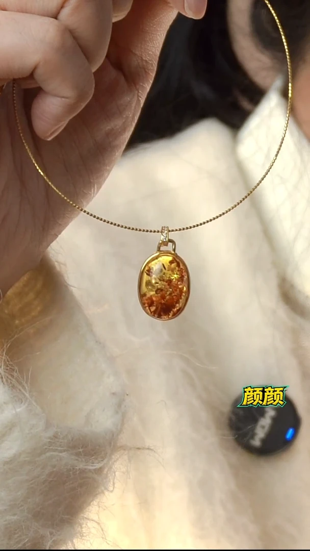 大理石磁石吊坠国风