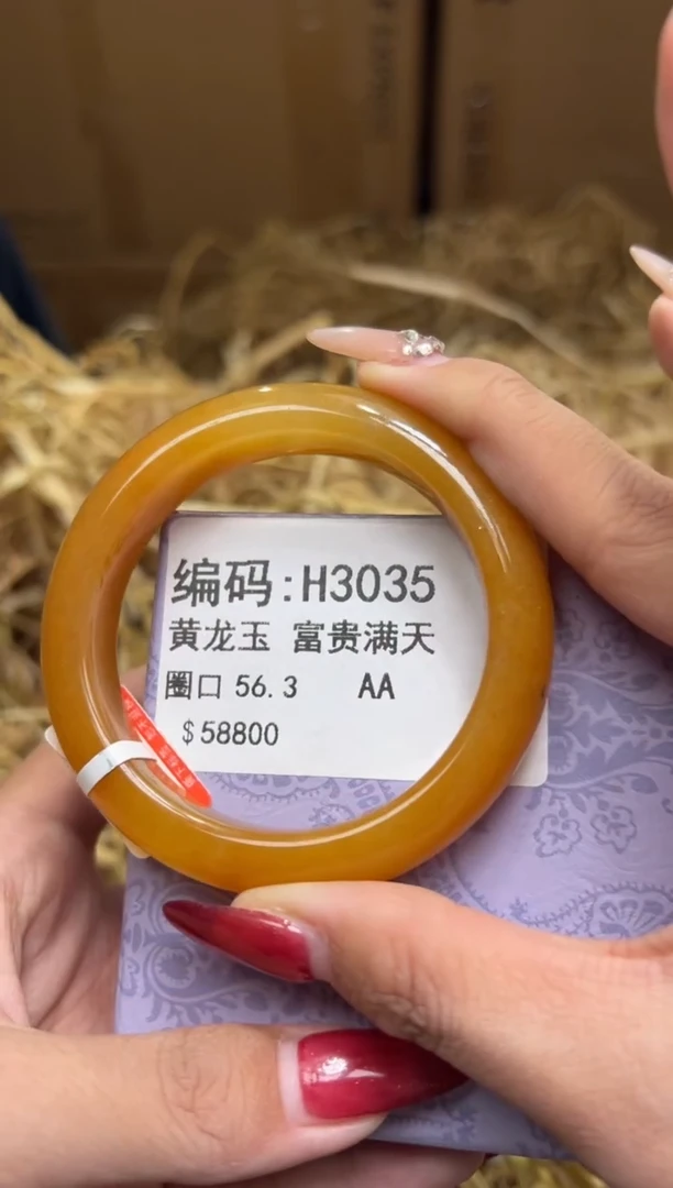 未镶嵌手镯石英质玉H3035