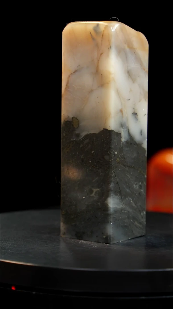 昌化石水墨冻印章印章印章