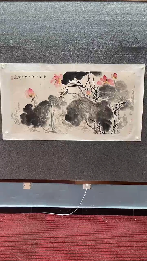 国画荷花【已托底】；；；；