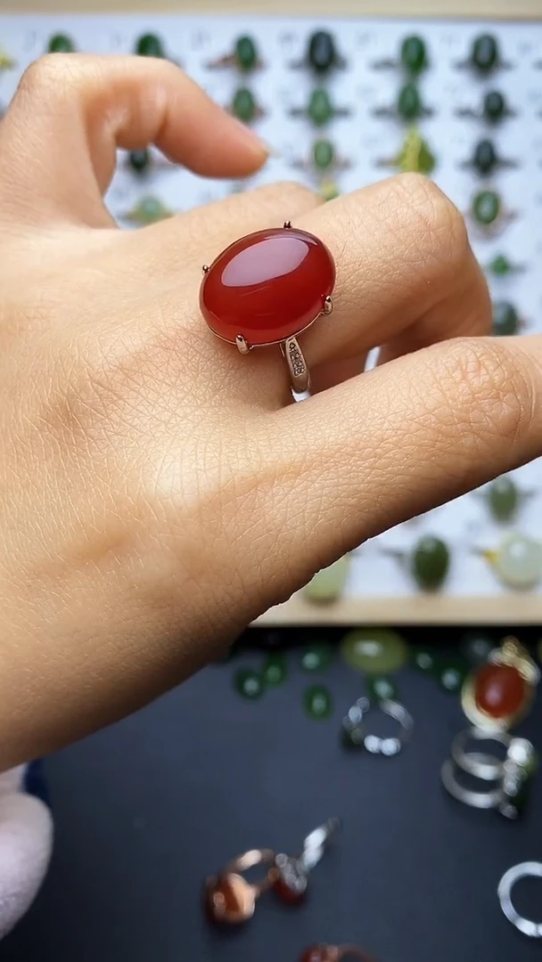 【闪购商品】南红玛瑙戒指未镶嵌1