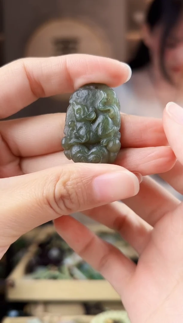 颈饰未镶嵌和田玉拍一发一，多样性发货