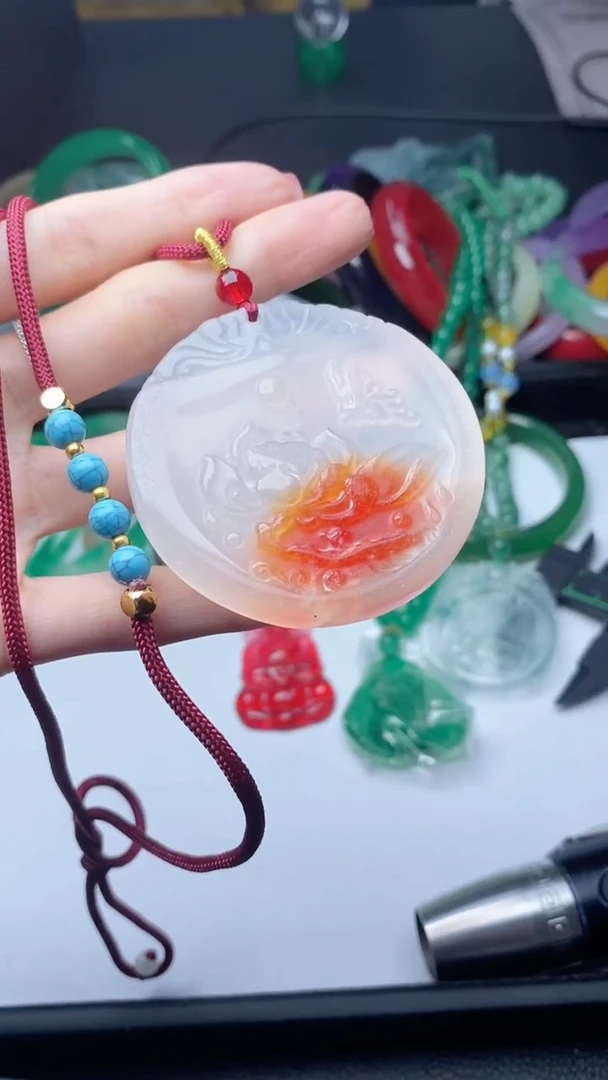 石英质玉未镶嵌颈饰所见即所得 172
