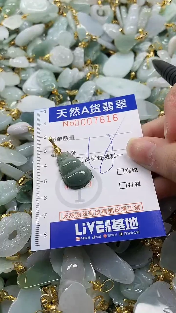 颈饰未镶嵌翡翠纯天然a货翡翠