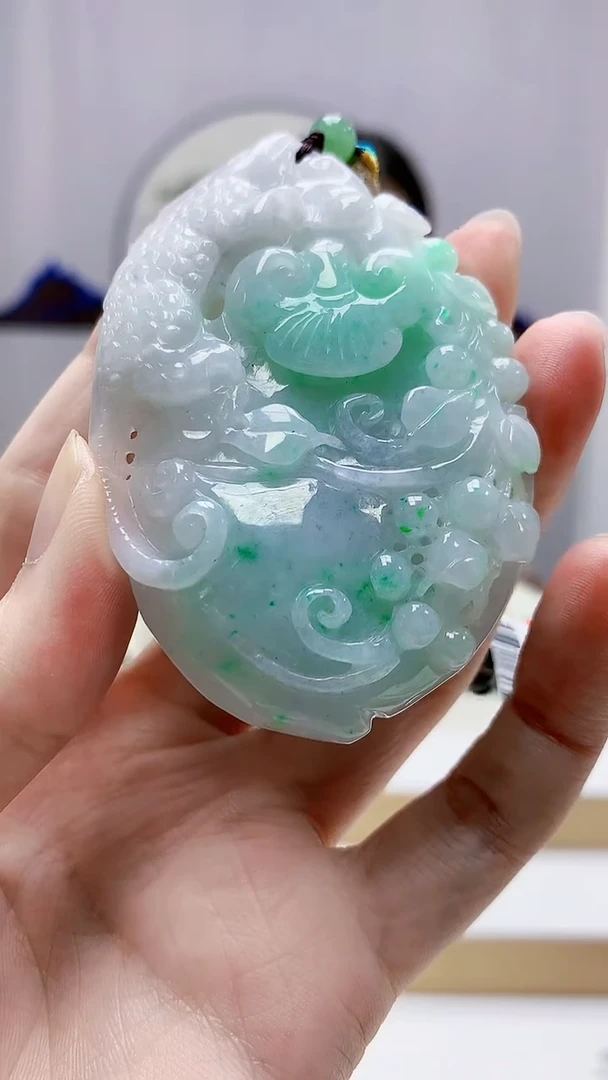 未镶嵌定制翡翠4812zm-毛货挂件91