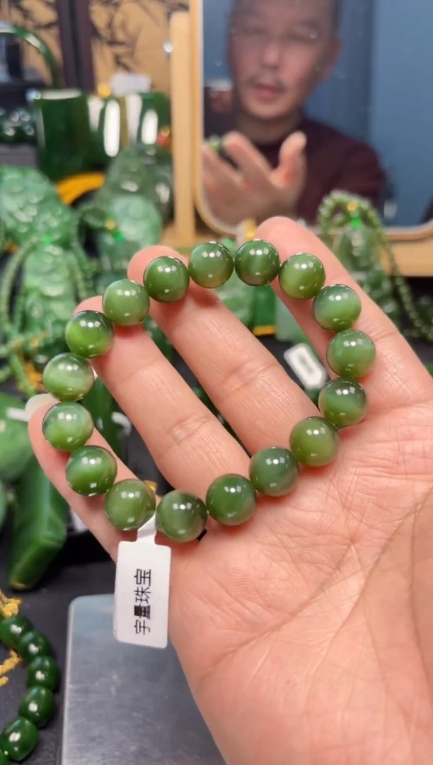 【闪购商品】和田玉（碧玉）手串未镶嵌1