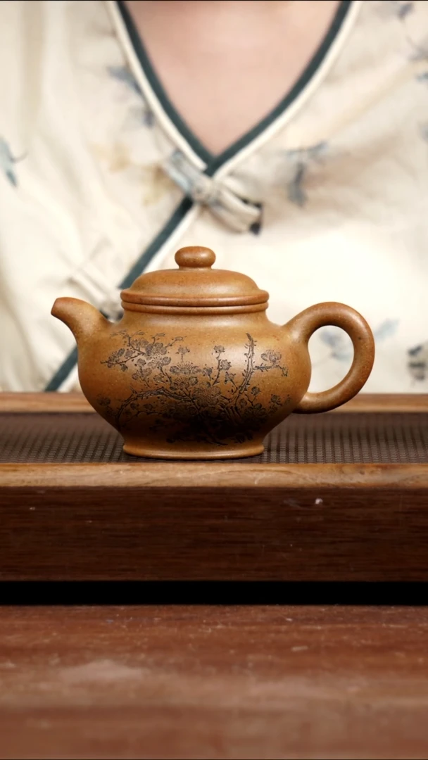 茶壶紫砂龙骨金砂掇只290CC