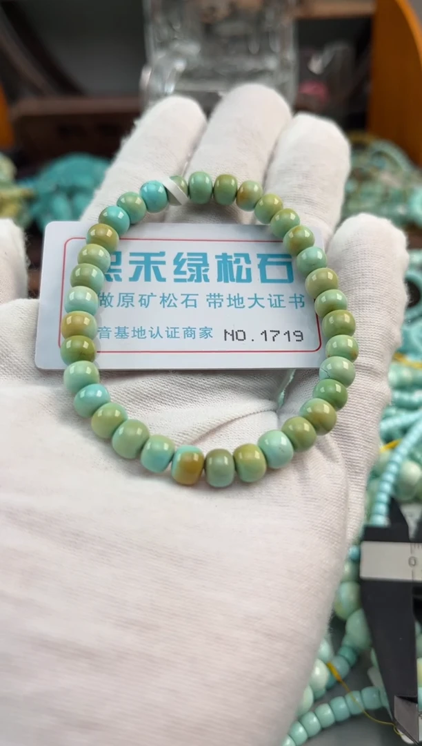 未镶嵌绿松石松石1719