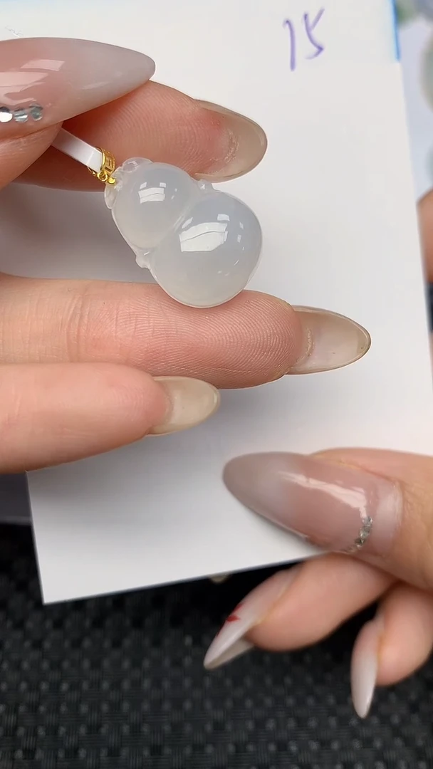 【闪购商品】翡翠颈饰18K金镶嵌天然翡翠A货