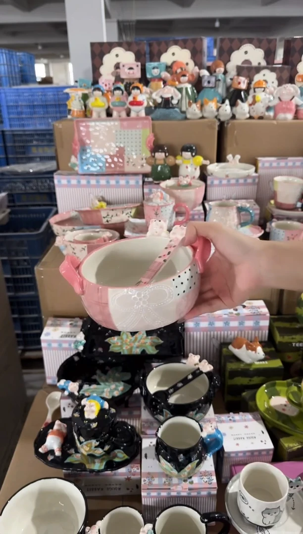 陶瓷【唯品瓷】手工手绘陶瓷直播间
