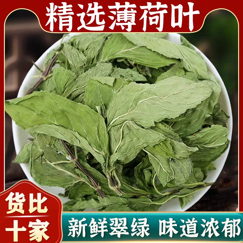薄荷叶精选干薄荷叶头茬嫩叶自然清新泡水泡茶