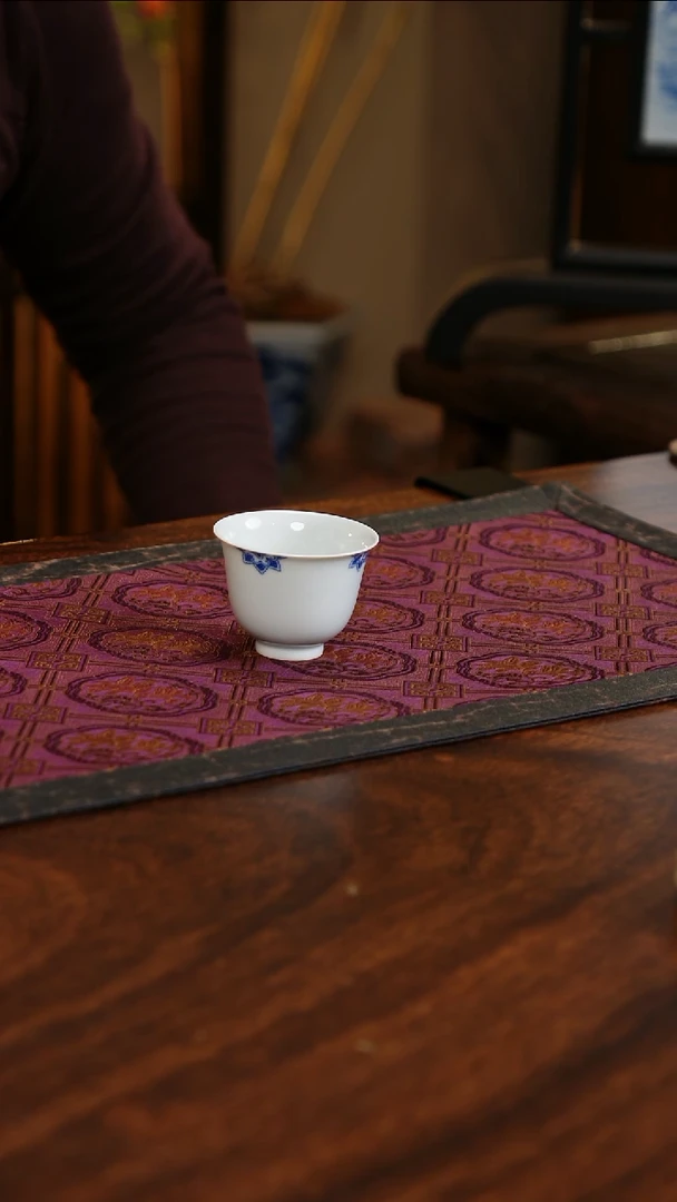 【闪购商品】碗青源器语唐宝相铃铛杯