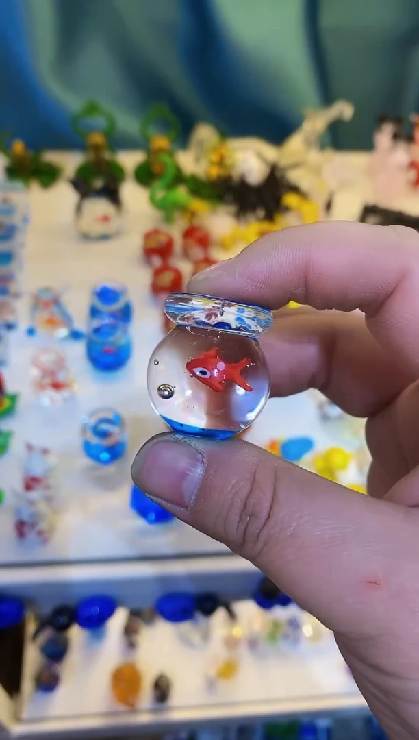 【闪购商品】琉璃手工艺品小鱼缸