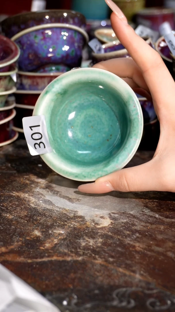 摆件精品窑变钧瓷茶器