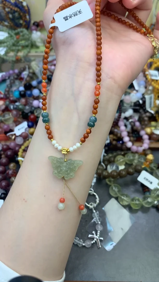 蜜蜡颈饰未镶嵌130