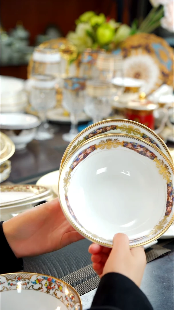 瓷片6英寸水果碗 2个