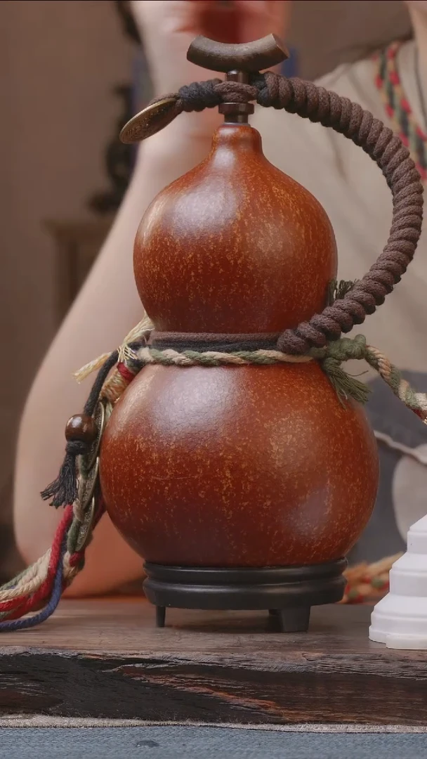 1416号精品大漆葫芦防腐防渗装水茶酒