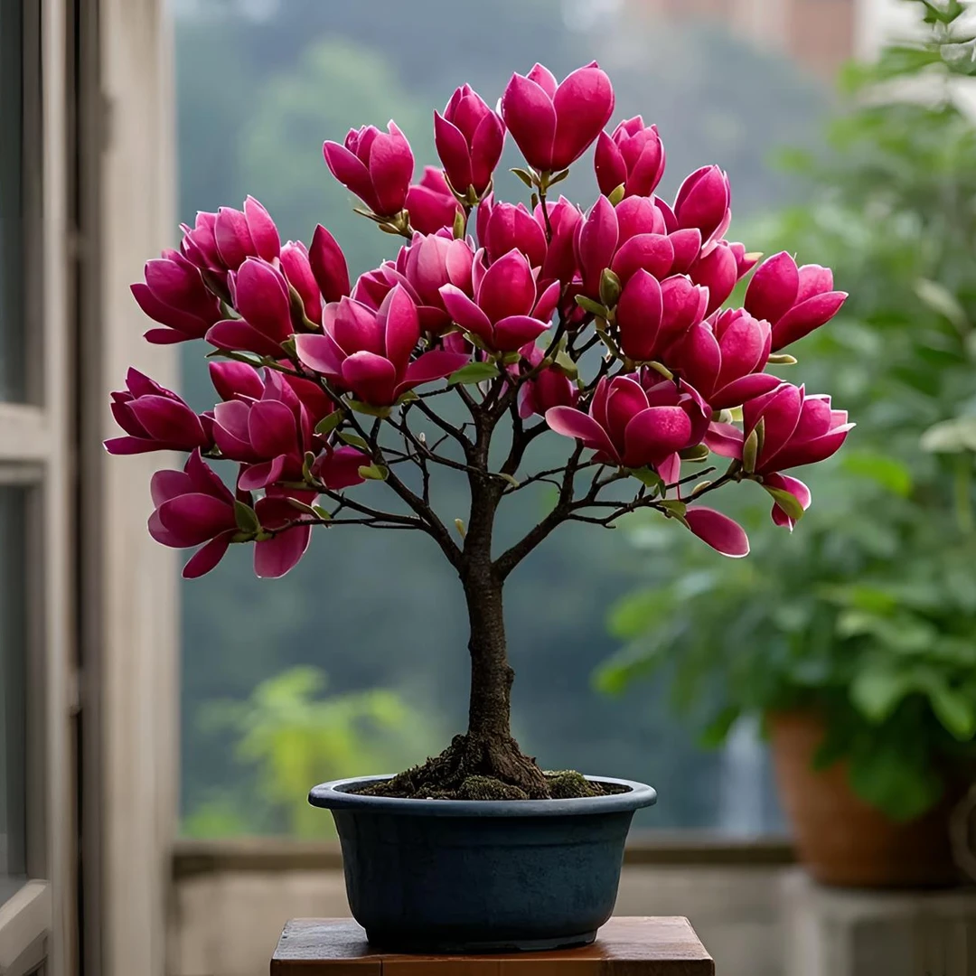 四季浓香型矮化玉兰花树苗盆栽花苗红玉蓝玉紫玉兰常年开花植物