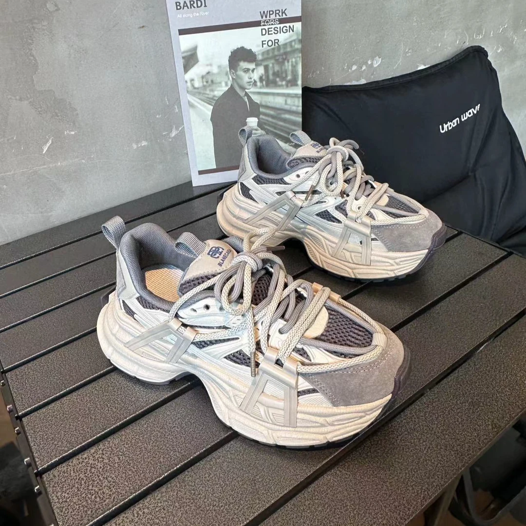 韩国老爹鞋女款女生秋季新款透气显脚小百搭轻便超火休闲运动鞋