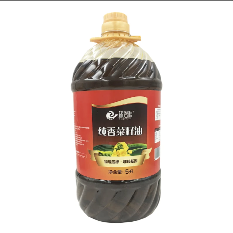 纯菜籽油物理压榨浓香自榨5L