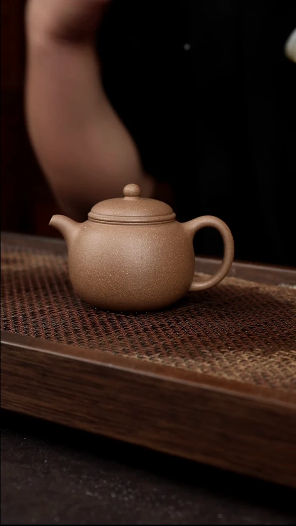 茶壶紫砂芝麻绿匏尊